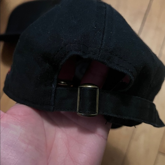 Black Caps with Red Logo - Picture 5 of 5